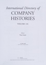 International directory of company histories.