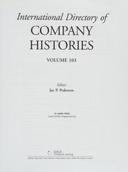 International directory of company histories.