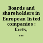 Boards and shareholders in European listed companies : facts, context and post-crisis reforms : a research project sponsored by Emittenti Titoli S.p.A. /