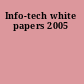 Info-tech white papers 2005