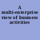 A multi-enterprise view of business activities