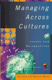 Managing across cultures : issues and perspectives /