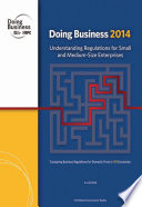 Doing business 2014 : smarter regulations for small and medium-size enterprises.