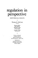 Regulation in perspective : historical essays /