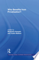 Who benefits from privatisation?