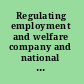 Regulating employment and welfare company and national policies of labour force participation at the end of worklife in industrial countries /