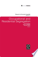 Occupational and residential segregation