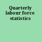 Quarterly labour force statistics
