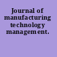 Journal of manufacturing technology management.