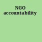 NGO accountability