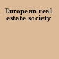European real estate society