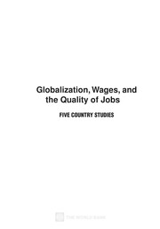 Globalization, wages, and the quality of jobs : five country studies /