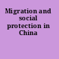 Migration and social protection in China