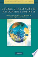 Global challenges in responsible business /