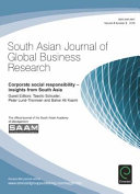 Corporate social responsibility - insights from South Asia /