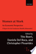 Women at work an economic perspective /