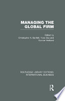 Managing the global firm