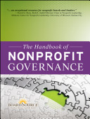 The handbook of nonprofit governance