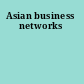 Asian business networks
