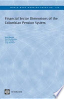 Financial sector dimensions of the Colombian pension system