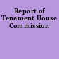 Report of Tenement House Commission