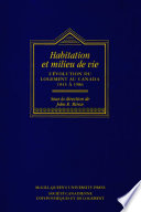 Habitations et milieu de vie L'évolution du logement au Canada, 1945 à 1986 /