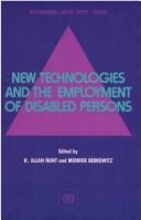 New technologies and the employment of disabled persons /