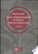 Report of the panel of eminent experts on ethics in food and agriculture