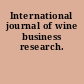 International journal of wine business research.