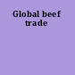 Global beef trade