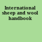 International sheep and wool handbook