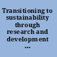 Transitioning to sustainability through research and development on ecosystem services and biofuels workshop summary /