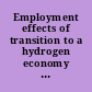 Employment effects of transition to a hydrogen economy in the U.S.