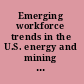 Emerging workforce trends in the U.S. energy and mining industries : a call to action /