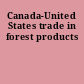 Canada-United States trade in forest products