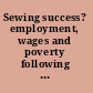 Sewing success? employment, wages and poverty following the end of the multi-fibre arrangement /