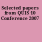 Selected papers from QUIS 10 Conference 2007
