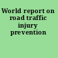 World report on road traffic injury prevention