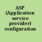 ASP (Application service provider) configuration handbook