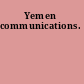 Yemen communications.