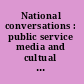 National conversations : public service media and cultual diversity in Europe /