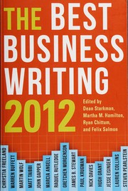 The Best Business Writing 2012 /