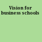 Vision for business schools