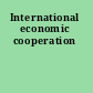 International economic cooperation