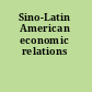 Sino-Latin American economic relations