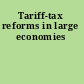 Tariff-tax reforms in large economies