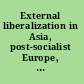 External liberalization in Asia, post-socialist Europe, and Brazil