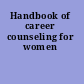 Handbook of career counseling for women