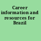 Career information and resources for Brazil