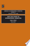 New challenges to international marketing